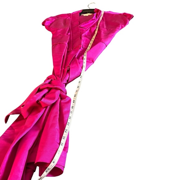 Diane Von Furstenberg Silk Victoire Wrap Dress in Fuchsia Women’s Size 2 - Picture 6 of 6